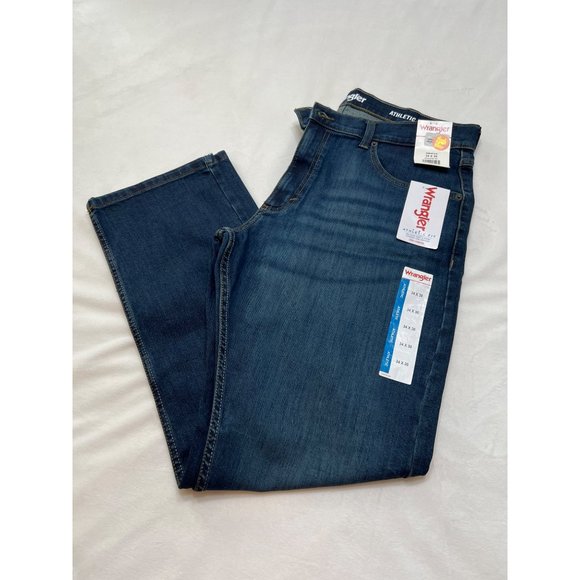 NWT Men's Wrangler Athletic-Fit Stretch Jeans Size 34x30 - Picture 6 of 9